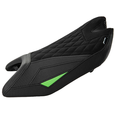 Motorcycle cushion: rear tail cover rear cushion - front-seat-cushion-green