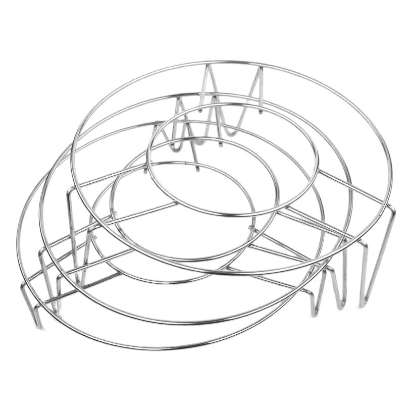 Triángulo de acero inoxidable bollo al vapor a prueba de agua estante hogar cocina multifunción olla vapor mini