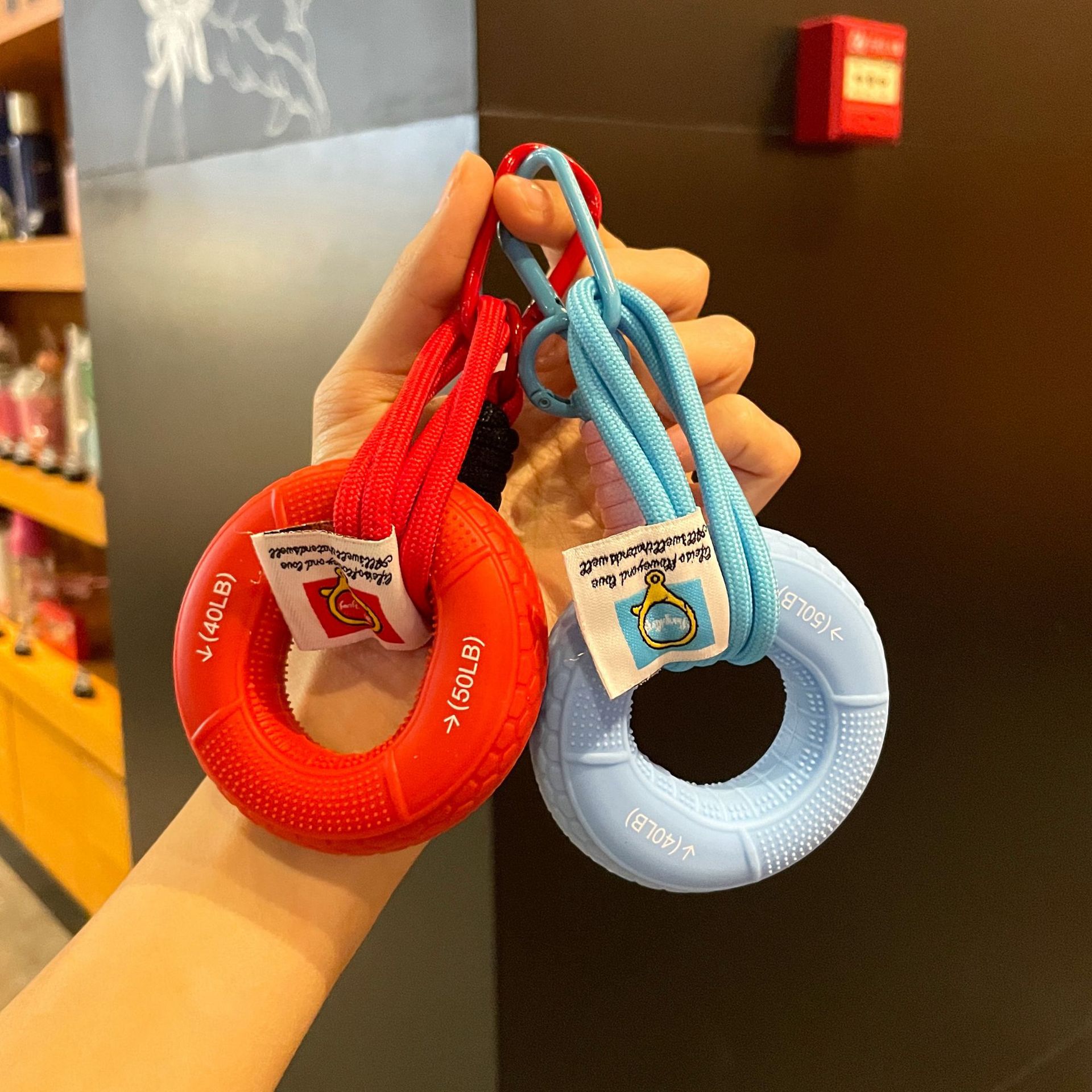 Stress Relief Fidget Keychain Grip Strengthener For Backpack_voghion.com