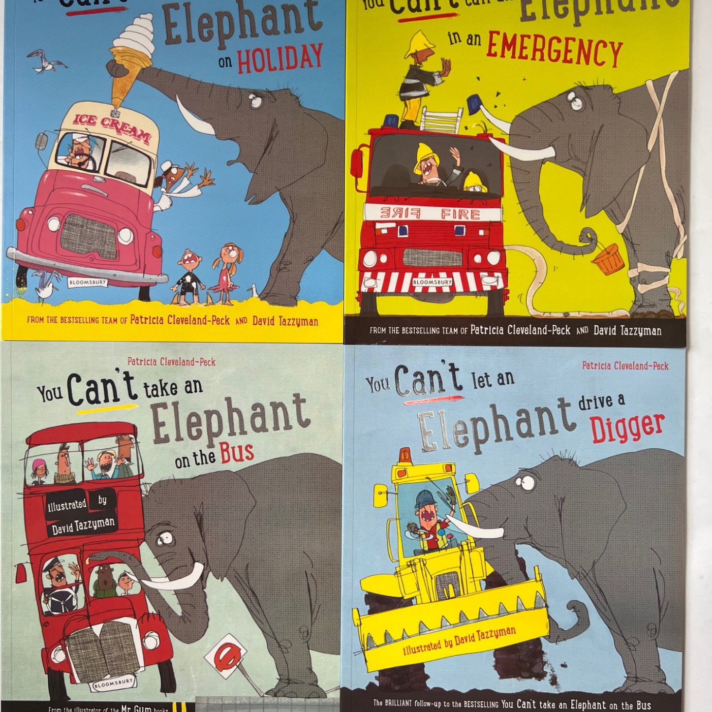 You Can't Let an Elephant Elephant Series 4 volumes Children's…