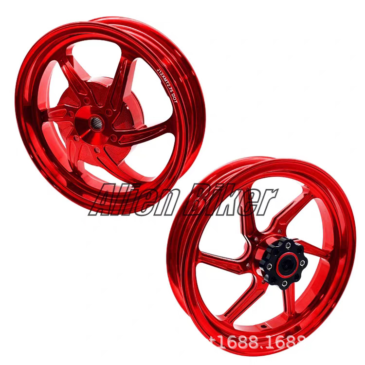 Suitable for Honda GIORNO125 motorcycle modification, new aluminum alloy CNC front and rear electric motorcycle wheel hubs