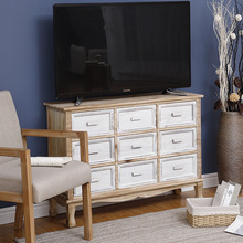 歐式實木電視柜組合小戶型電視機柜客廳地柜家具收納斗柜儲物柜子