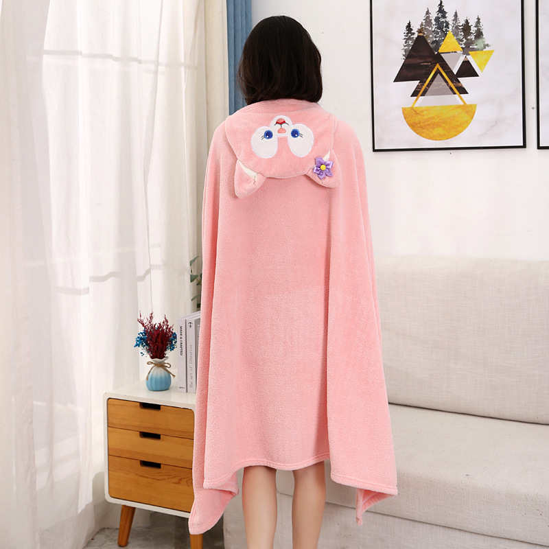 Toalla de baño para niños de dibujos animados capa para adultos con capucha para hombres y mujeres, los niños grandes pueden usar una bata de baño de secado rápido que absorbe agua, baño con capucha
