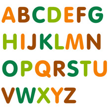 供应26个字母墙贴幼儿园宝宝早教立体装饰数字全套毛毡英文字母贴