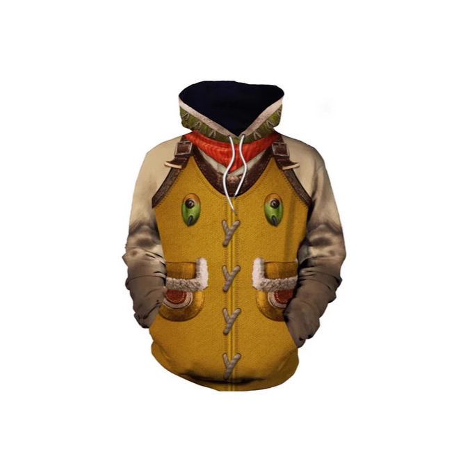 Cross-Border 2025 New Model Monster Hunter Wilderness Cat Cos Hooded Sweatshirt Men's Same Style Jacket Cross-Border 2025 New Model Monster Hunter Wilderness Cat Cos Hooded Sweatshirt Men's Same Style Jacket