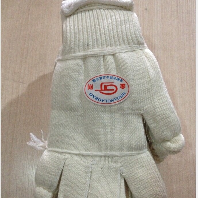 金刚劳保手套线手套防护手套加厚纯棉金刚手套12付一包批发手套