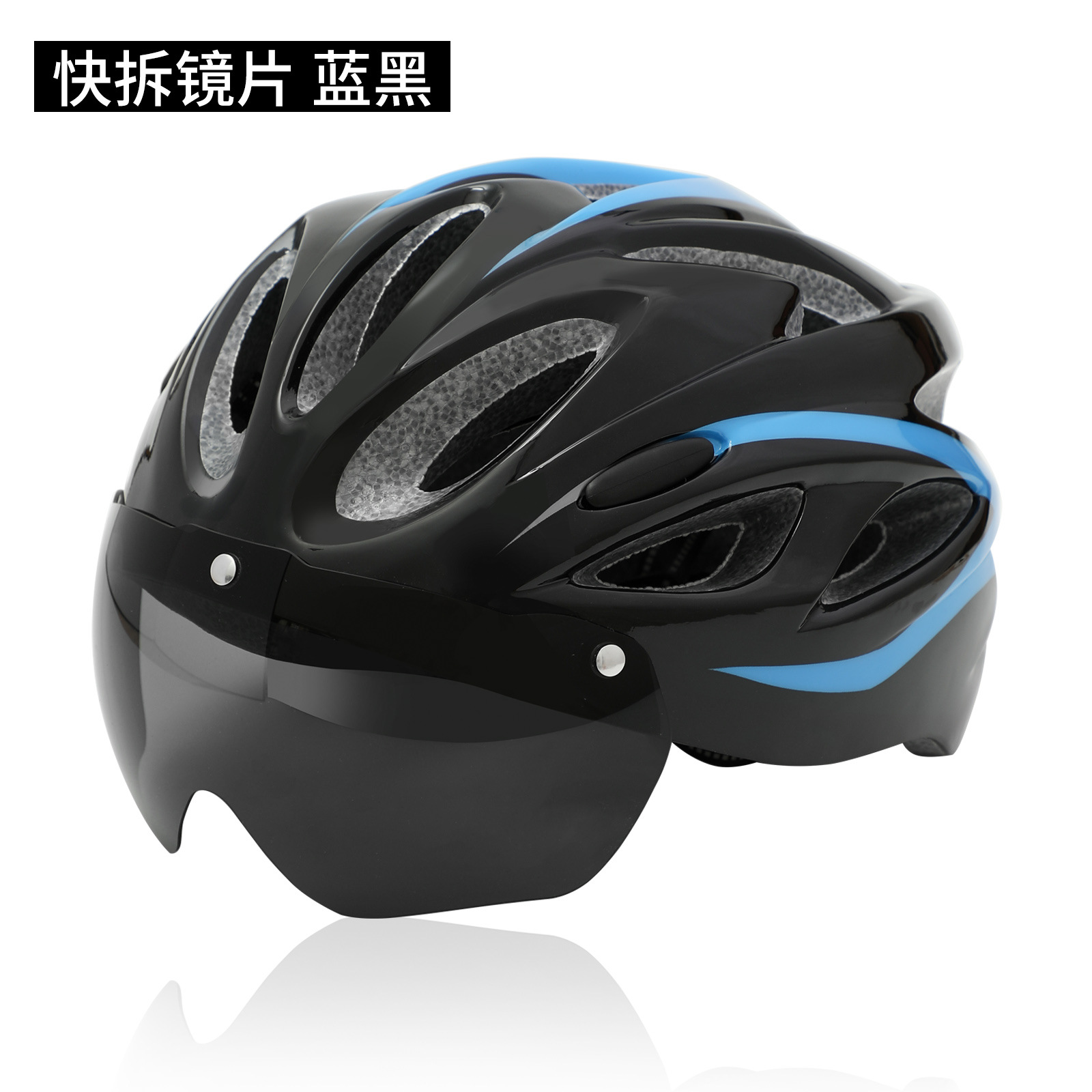 Nuevo estándar nacional casco de montar con luz trasera recargable luminoso Mountain Road bicicleta casco hombres casco equipo