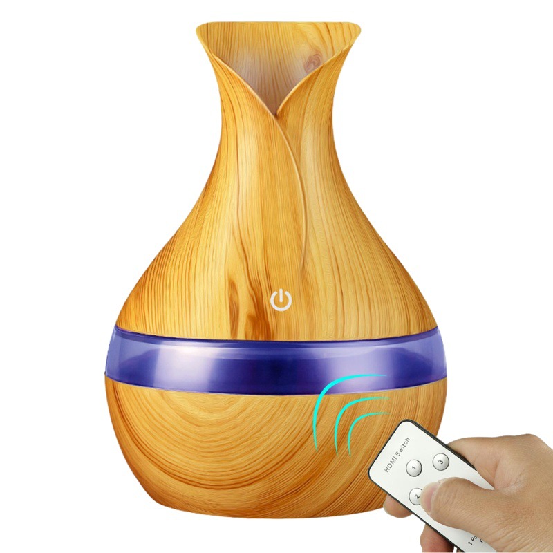 Transfronteriza creativo nuevo 300ml humidificador USB jarrón máquina de aromaterapia hogar dormitorio purificación de aire máquina de aceite esencial
