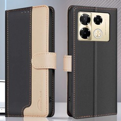 Tecno Hot50 携帯電話ケース TecnoCamon40 2 色スプライシングレザーケース Spark30 フリップ保護カバーに適しています。