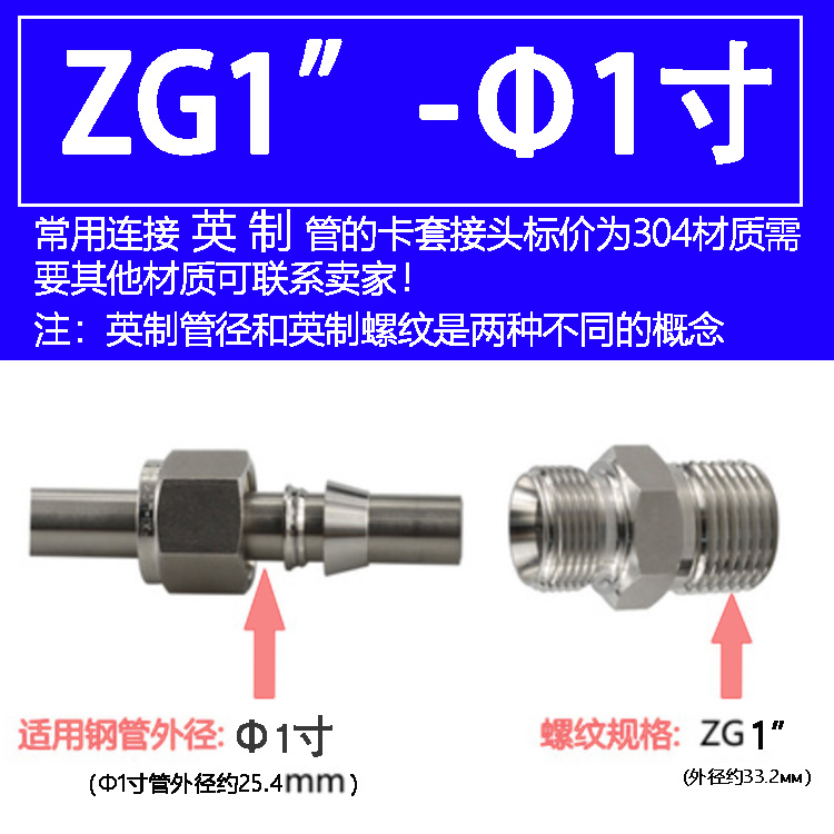 304 acero inoxidable doble tarjeta a través del terminal rosca rápida tubería de cobre fuente de gas tubería de gas libre de soldadura 316