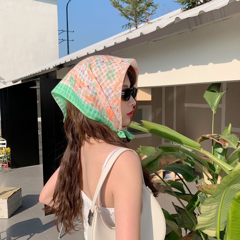 18 번 녹색 오렌지 꽃