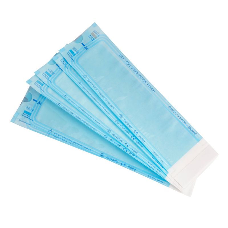 Bolsas de desinfección de manicura desechables bolsas de esterilización de equipos quirúrgicos de óxido de etileno de alta temperatura y alta presión bolsas mayoristas autopeinadas