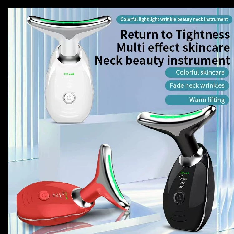 ИСТОЧНИК завод вибрации шеи красоты инструмент увядать узор шеи красоты инструмент массаж шеи протектор шеи омоложение кожи шеи красоты руководство инструмент