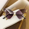 Geometric fashionable sunglasses, 2023 collection, European style, graduation party