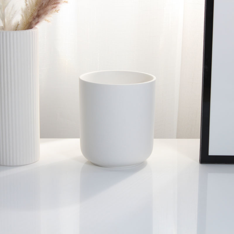 흰색 풀 매트 (뚜껑 없음) G:7.4*7.4*8.2cm 240ml