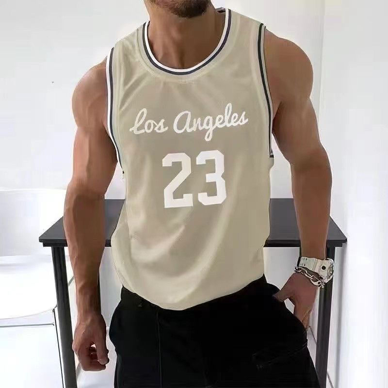 chaleco americano camiseta de hombre camiseta de baloncesto retro camiseta de entrenamiento deportivo chaleco chaleco de secado rápido fábrica de comercio exterior