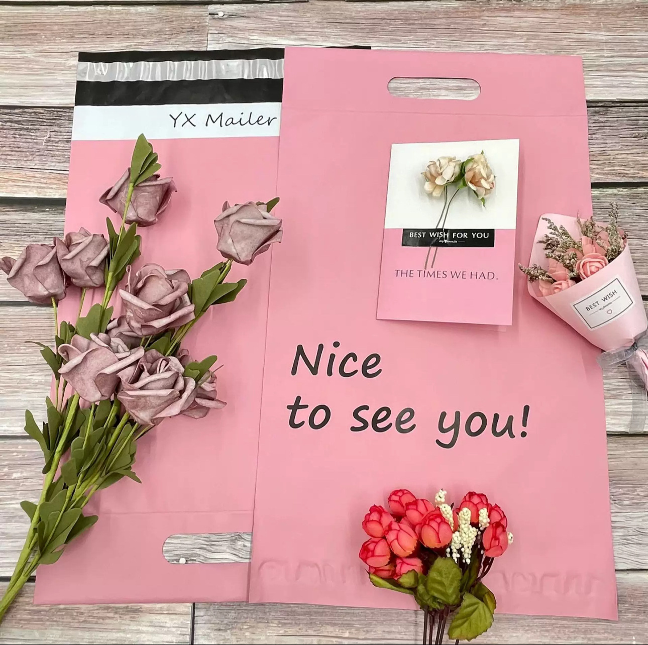 Bolsa exprés de material nuevo, bolsa exprés de diseño grueso, bolsa de transferencia exprés, bolsa de embalaje de ropa de plástico, venta al por mayor