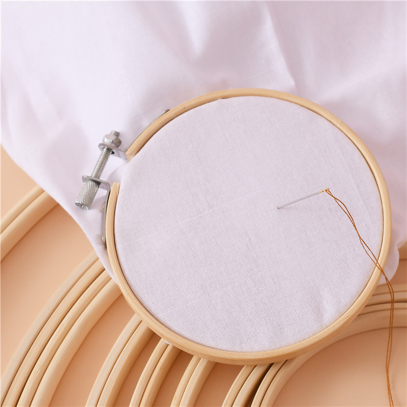 Supply multi-size cross stitch embroidery stretch embroidery circle bamboo embroidery circle embroidery shed bamboo embroidery frame bamboo circle embroidery crafts