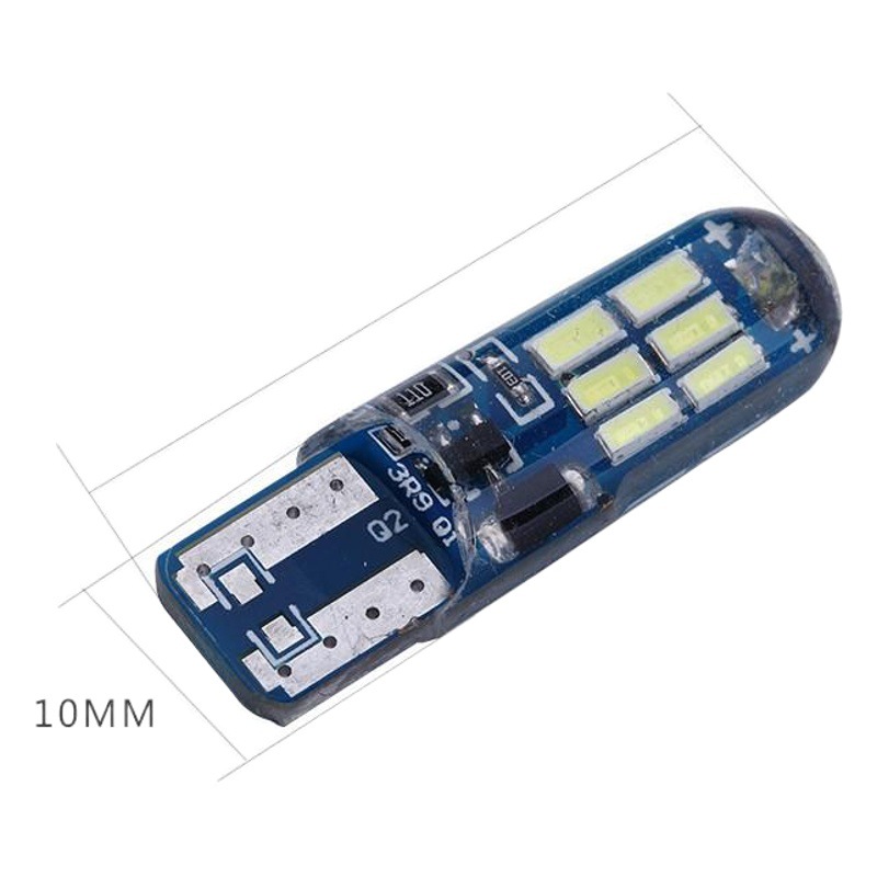 Luz de ancho LED de coche nuevo transfronterizo T10 4014 15led luz de matrícula T10 15smd