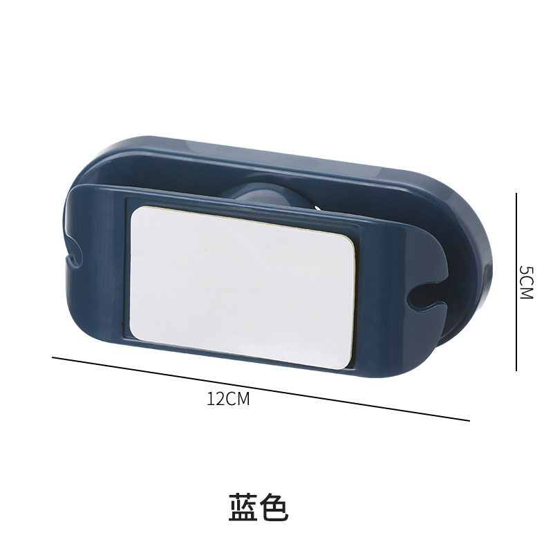 Soporte de enchufe giratorio multifuncional sin costuras montado en la pared organizador de alambre sin perforar Almacenamiento de enchufe de pared