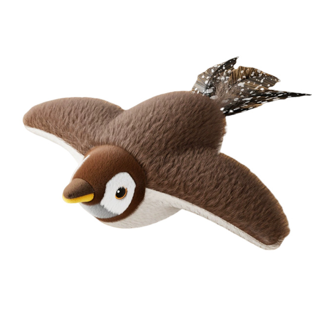 Juguete de gato eléctrico pequeño gorrión de simulación