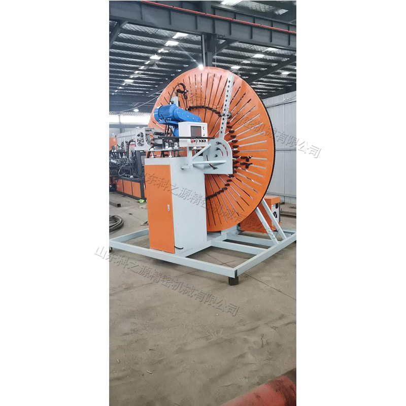 路面桥梁建设钢筋焊弯圆机数控型钢筋笼弯箍机自动焊钢筋打圈机