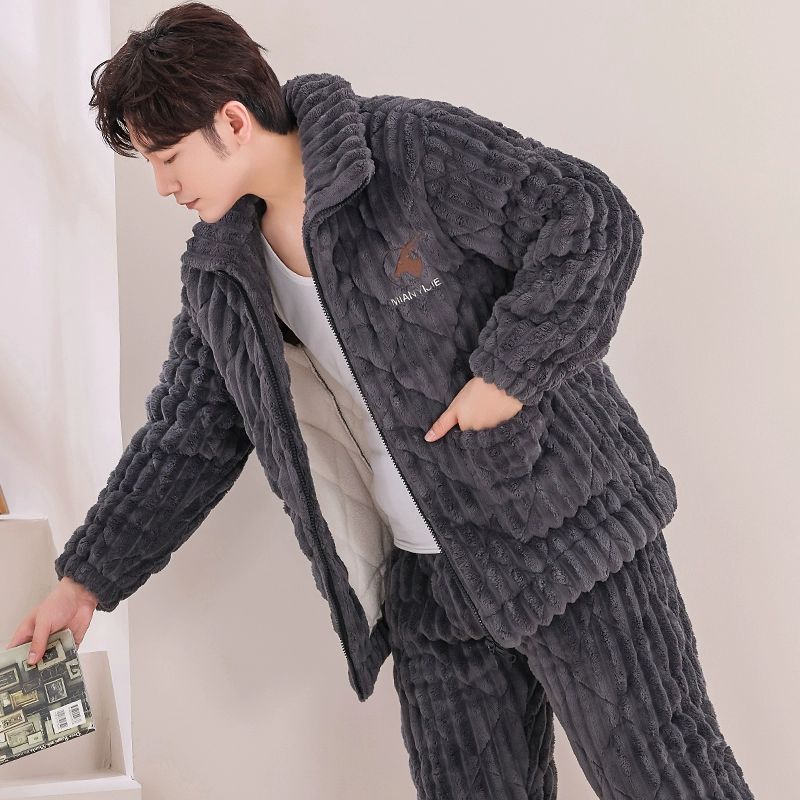 Пижама, утепленная стеганая теплая джинсовая куртка, демисезонный комплект, тяготеющий к oversize