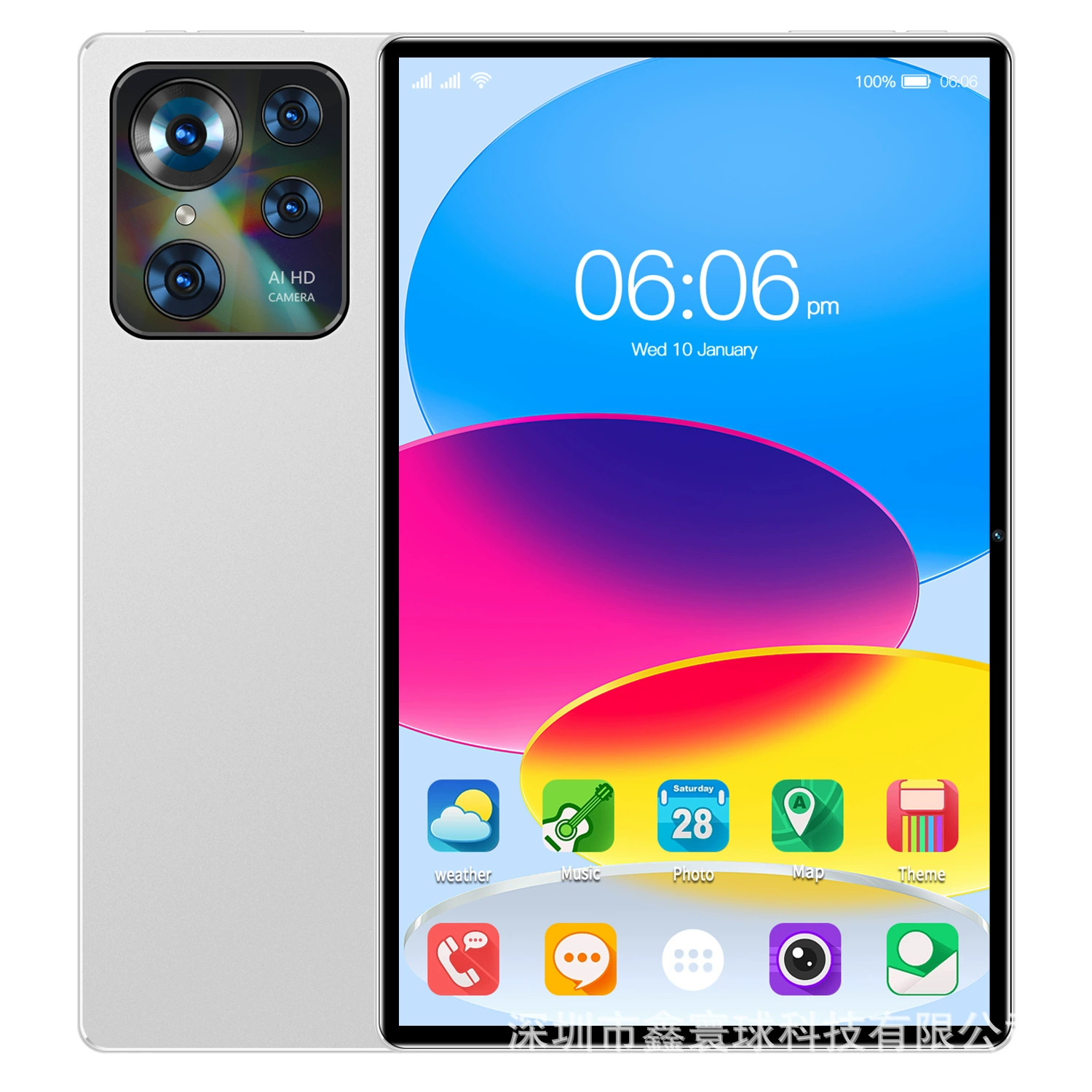 Планшетный смарт-ноутбук, 10 дюймов, Android, Bluetooth