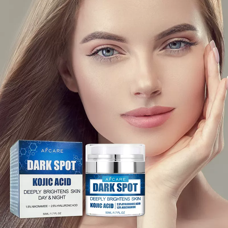 外贸全英文曲酸美白祛斑面霜提亮嫩肤去黑色素面霜跨境厂家批发