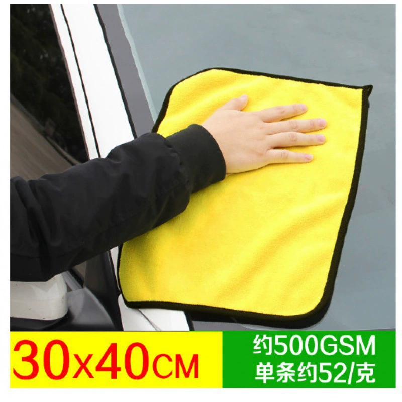 Two-color coral hygienic towel, increased thickness, wholesale