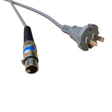 优惠定制国标工具插头电源线 麦克风插头线 三芯卡侬插头线连接器