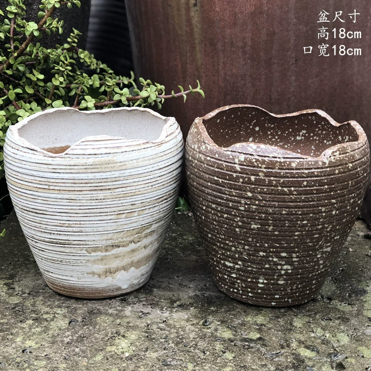  Handmade Cotton High Class, succulent old pile Flower Pot Purple Purple Purple Purgone Pot Purple Sand Pottery Tank Gap Ceramics Jade Pendant