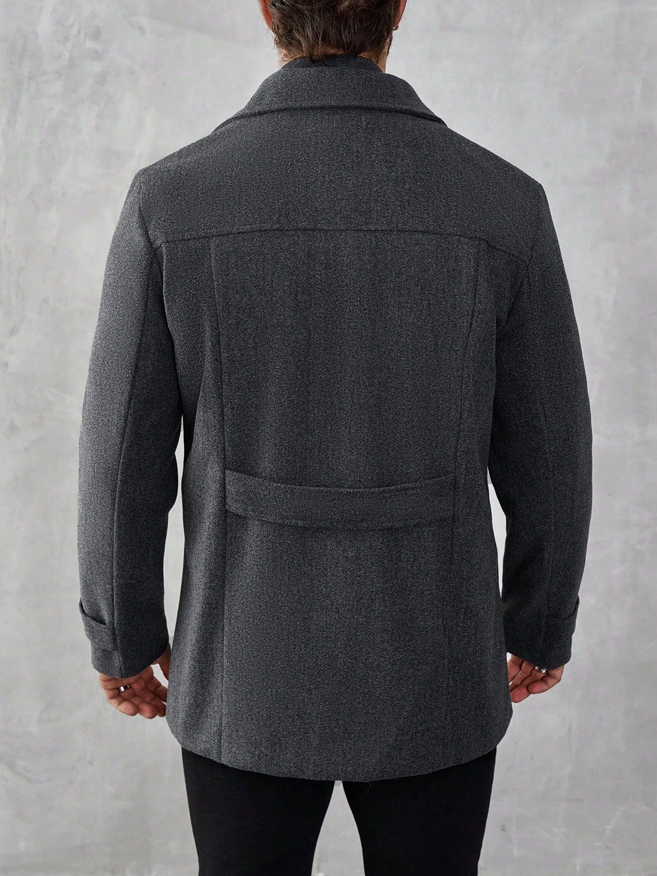 2025 otoño y invierno comercio exterior transfronterizo Europa y Estados Unidos ropa de hombre chaqueta de tween con cremallera abrigo de tween negocios Amazon 240804