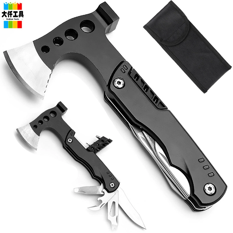 Открытый кемпинг многофункциональный топор молоток портативный складной топор многоцелевой молоток кемпинг тактический нож амазонка