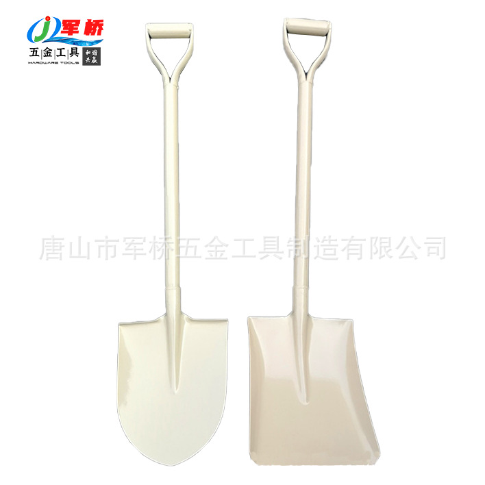 厂价批发中东地区圆头铁锹尖头铁锨头铁柄钢锹钢铲