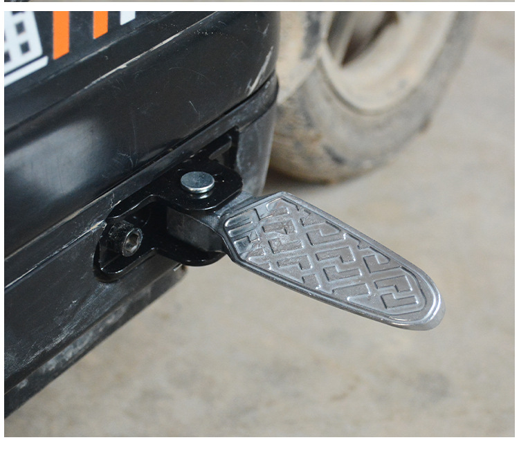 Aluminum Alloy Folding Pedals for Electric Scooters Suitable for Aima and Yadea Electric Vehicles, Non-Slip Front Pedals