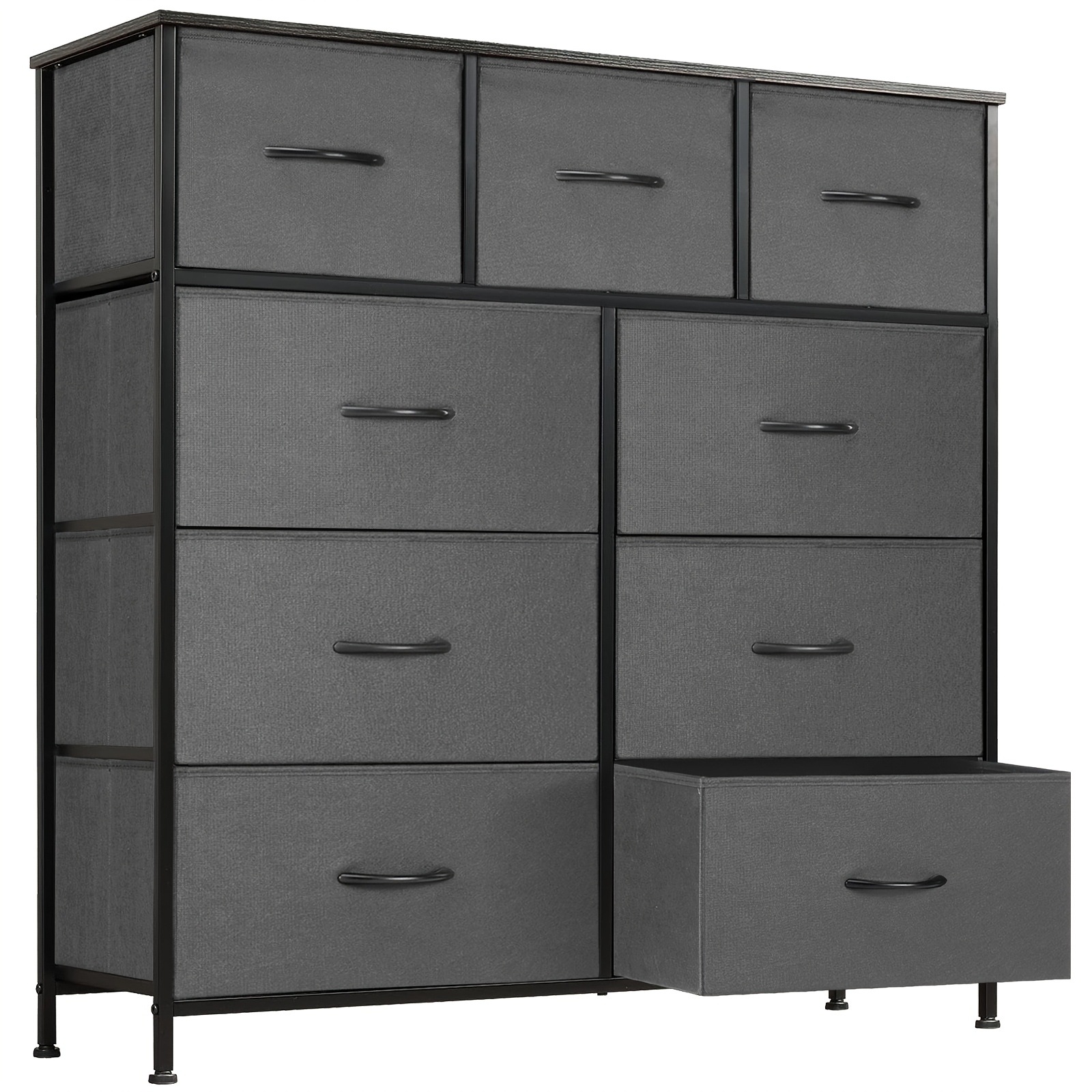 Wooden Storage Cabinet Nine Drawer Storage Cabinet with Cross-border