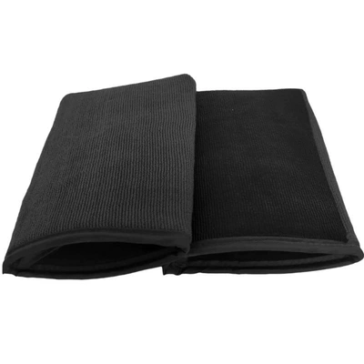 Gloves for Removing Paint Residue, Car cleaning tools - striped-mud-gloves-black