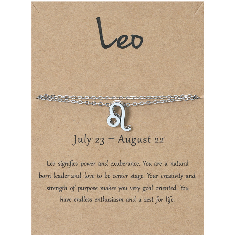10g Weight Anklet Classification 1 Piece Quantity Wedding, Daily Occasion Alloy Material Constellation Pattern Women's Gender Simple Style Style Wholesale Jewelry Simple Style Constellation Alloy Anklet 17