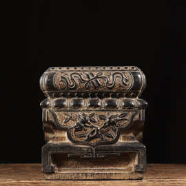 仿古石雕天然青石琴棋书画石墩复古柱墩中式民俗柱础底座家居装饰