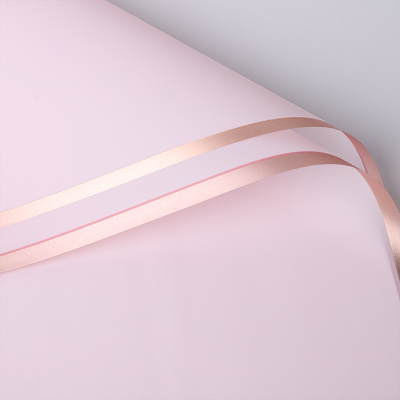 Papel de envolver regalo de alta calidad, papel mate de color sólido, papel liso coreano, ramo impermeable al por mayor, papel de envolver floral