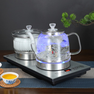 Dual Anti-Dry Boil Bottom Heating Water Kettle, Electric Kettle for Boiling Water, Integrated Tea Maker with Insulation, Electric Tea Stove, Tea Table