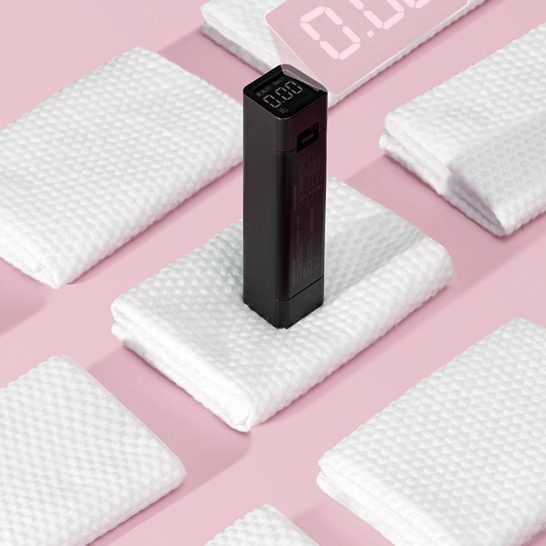 Jinlu, toalla suave de algodón para el hogar colgante, toalla de lavado de cara desechable montada en la pared, suave y húmeda de doble propósito, suave y agradable para la piel y engrosado