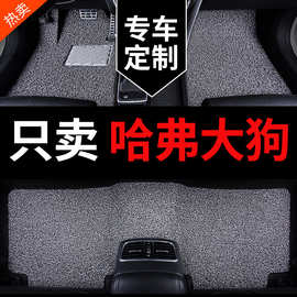 哈弗大狗哈佛一代车二代专用追猎版汽车脚垫边境牧羊犬地毯地垫丝