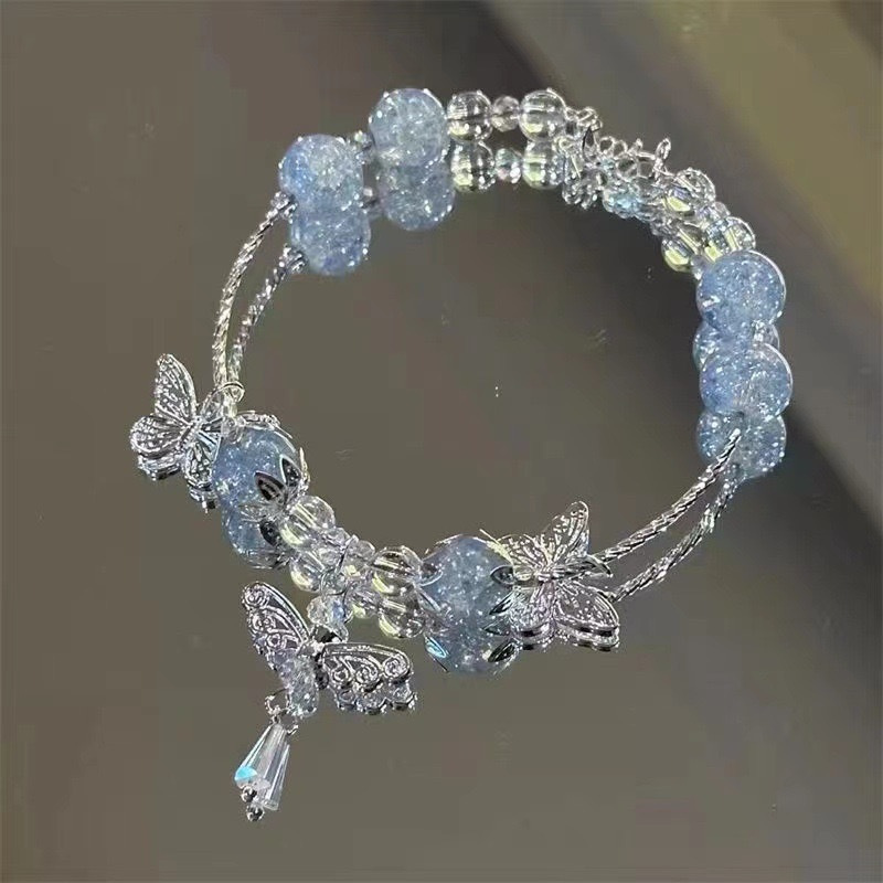 「芙清欢」串珠手链女新中式复古国风小众精致学生闺蜜手饰品|undefined