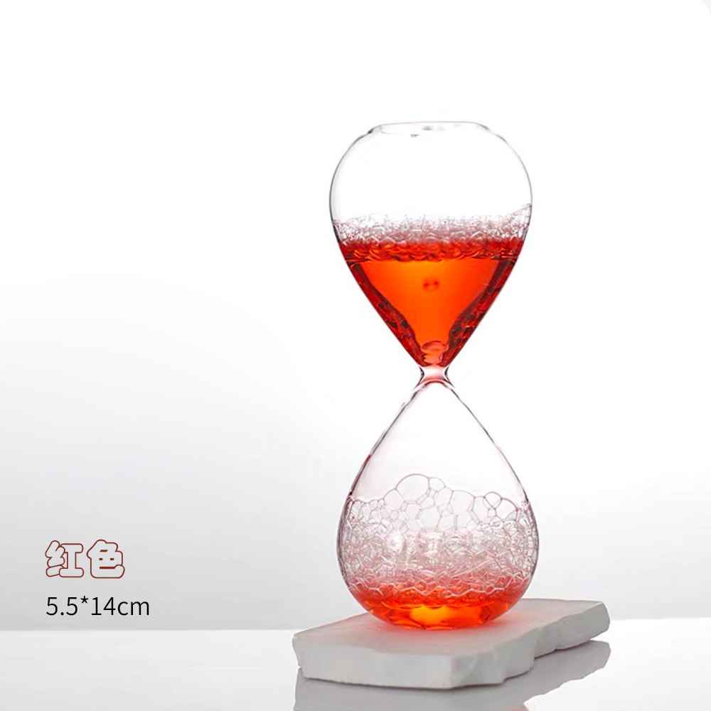 Reloj de Arena de Burbujas Musical de Vidrio Borosilicato Hecho a Mano para Decoración del Hogar image 12