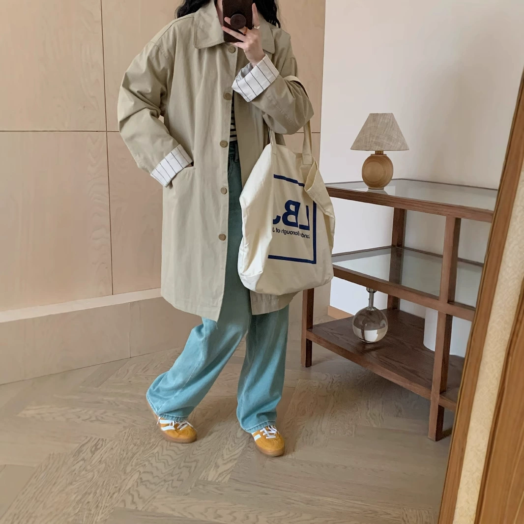 Весенняя минималистская ретро корейская модная одежда для беременных