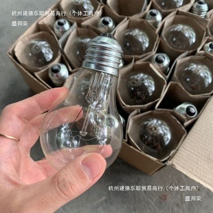 Tungsten Filament Light Bulb Household Light Bulb Old-Fashioned Incandescent Lamp Screw Standard 25W40W60W100W200W
