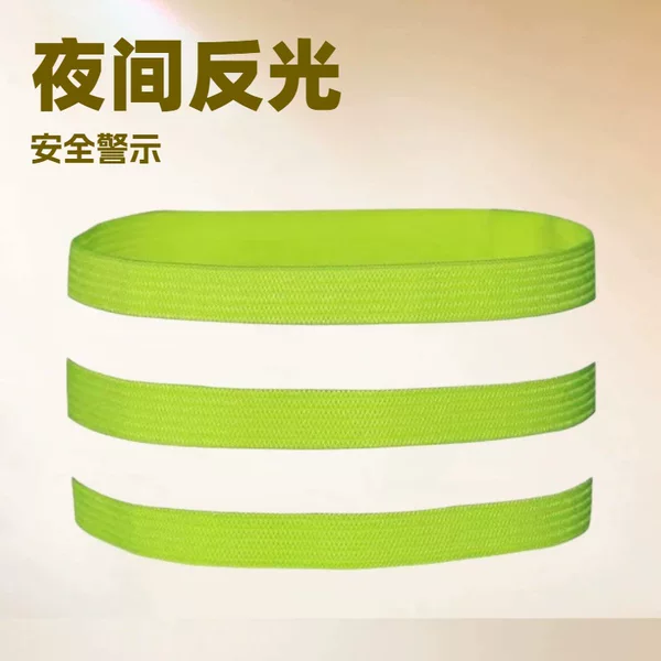 Reflective Armbands for Outdoor Cycling and Night Running, Safety Warning Reflective Bands for Night Driving, Elastic Leg Straps