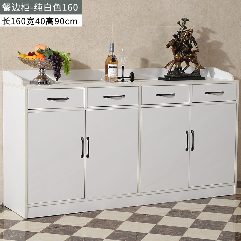 Moderno simple armario de comedor casero de almacenamiento de cocina armario de té de madera clara con cajón fábrica al por mayor